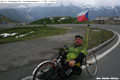Hochalpenstrasse Grossglockner 7. 7. 2007 - Marián mluvil pravdu, ještě necelé 2km. 