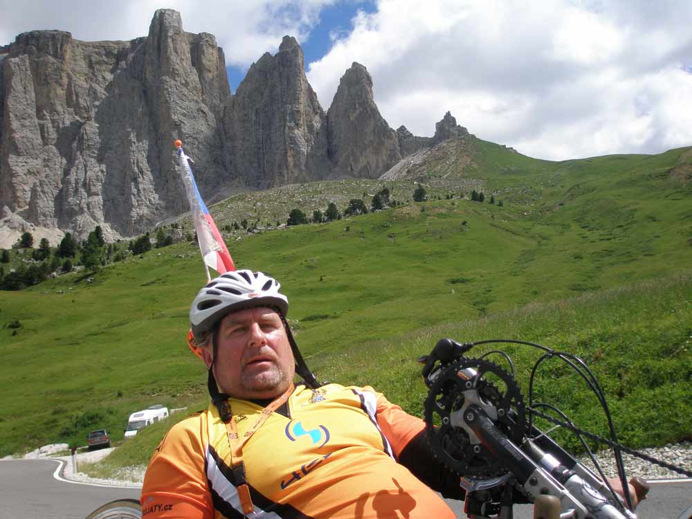 Passo di Sella? Vpravo nahoře