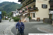 Handbiker Oldřich Němec v Kaprunu