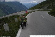 Hochalpenstrasse Grossglockner - nad 9.otočkou (kehre) ve 2076m.n.m.
