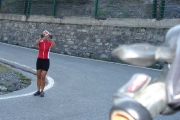 Pavla v 31. tornanti PASSO DELLO STELVIO 27. 8. 2009
